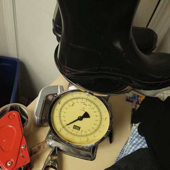 Hunter Original Kids Gloss Rain‎ Boots JFT6000RGL Black Size 5B / 6G Tall Glossy - Picture 10 of 10